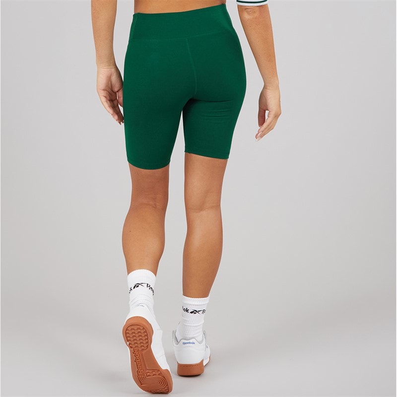 Reebok Dame Reebok Identity Lille Logo Fitted Shorts Collegiate Green - Billede 2