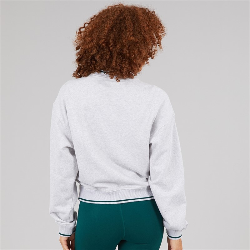 Reebok Dame Team Crew Sweatshirt Light Grey Heather - Billede 2