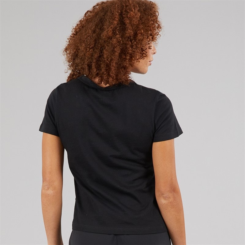 Reebok Dame Identity Lille Logo T-shirt Sort - Billede 2