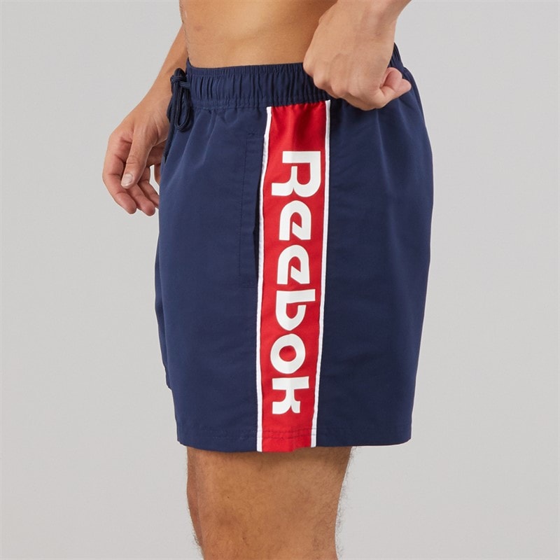 Reebok Herre Reuben Badebukser Navy/Rød - Billede 2