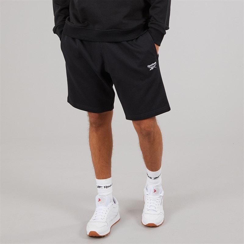 Reebok Herre Reebok Identity Lille Logo Fleece Shorts Sort - Billede 1
