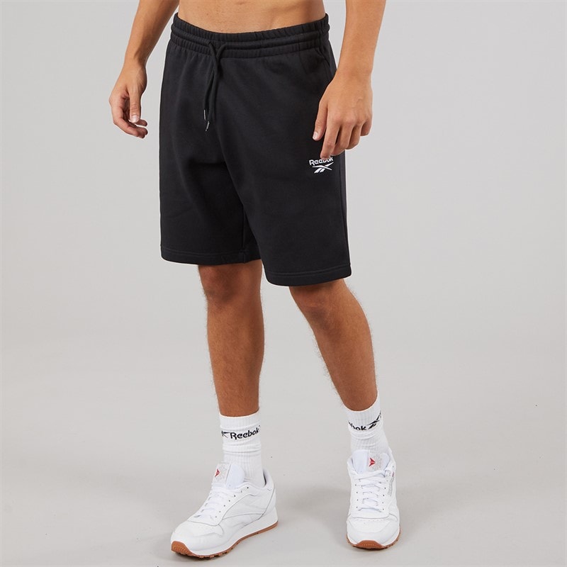 Reebok Herre Reebok Identity Lille Logo Fleece Shorts Sort - Billede 2