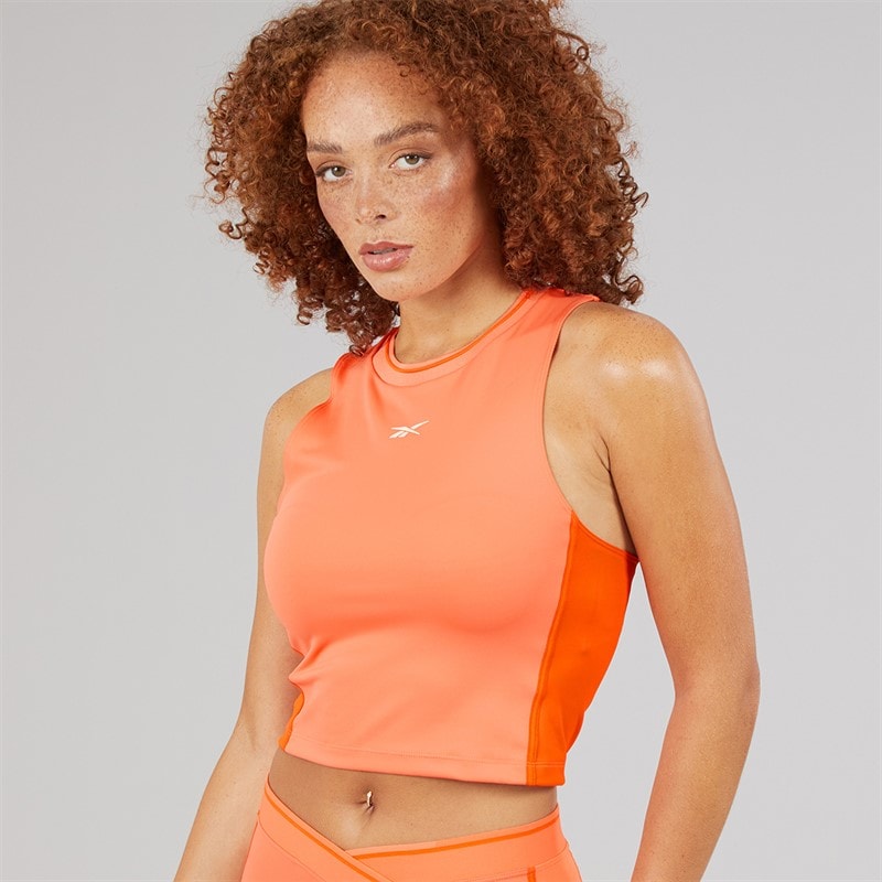 Reebok Dame Team Tank Supercharged Coral