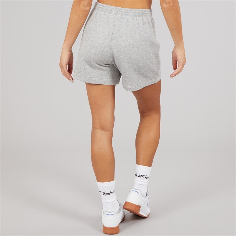 Reebok Dame Reebok Identity Lille Logo French Terry Shorts Medium Grey Heather - Billede 2