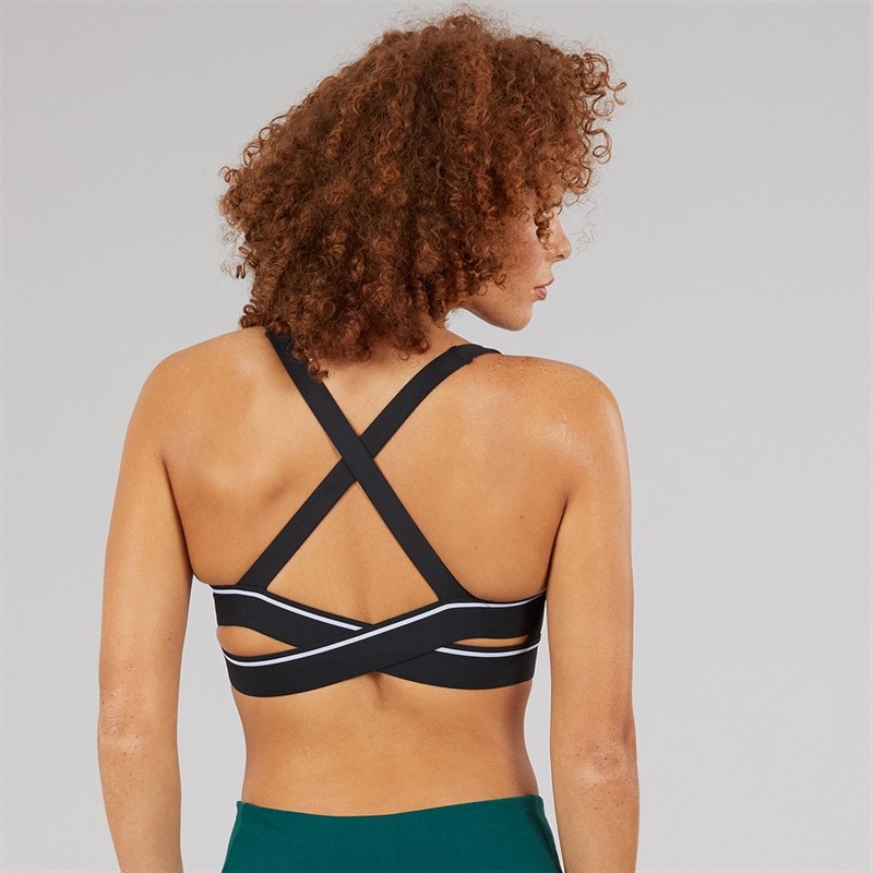 Reebok Sports BH kvinder, mellemstøtte Sort - Billede 2