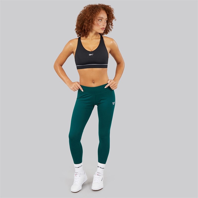 Reebok Sports BH kvinder, mellemstøtte Sort - Billede 3
