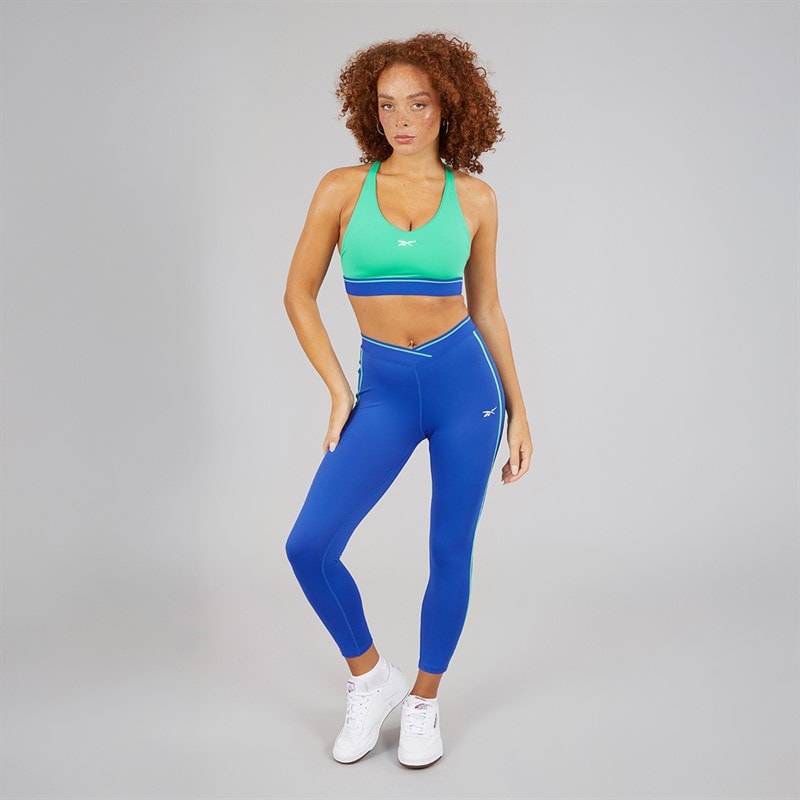 Reebok Dame Team Medium Support Sports Bh Top Unleashed Green - Billede 4