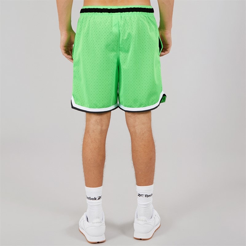Reebok Herre Reebok Basketball 7 Tommer Overgang Shorts Solar Lime - Billede 3