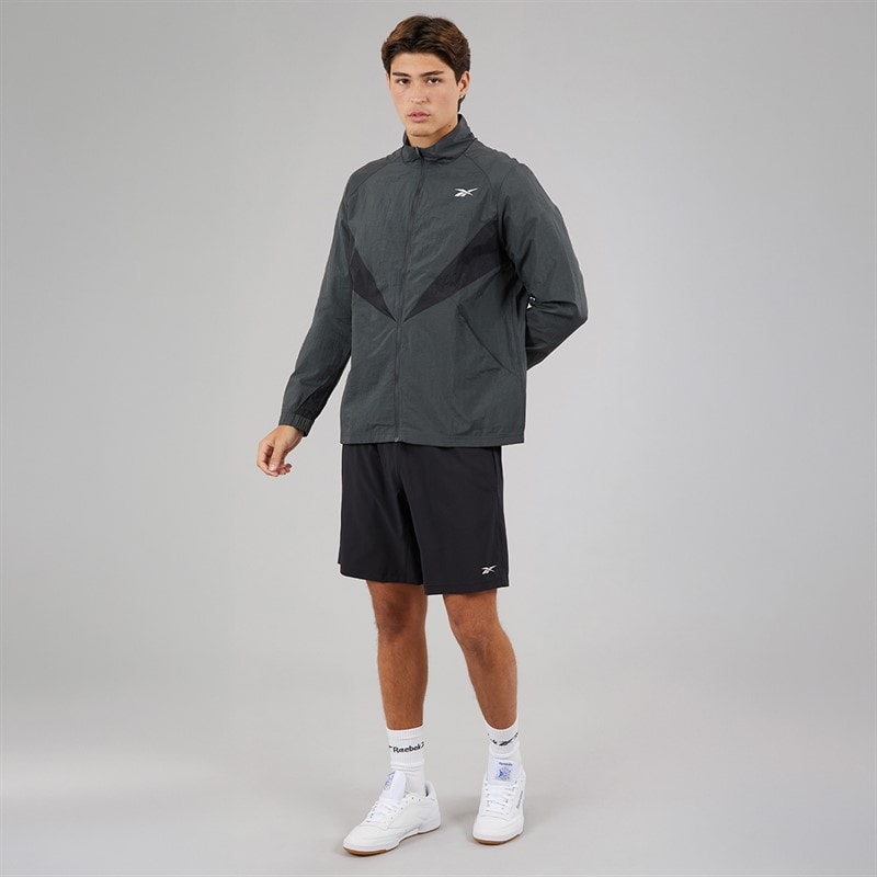 Reebok Herre Basketball Træningsjakke Grey 6 - Billede 4