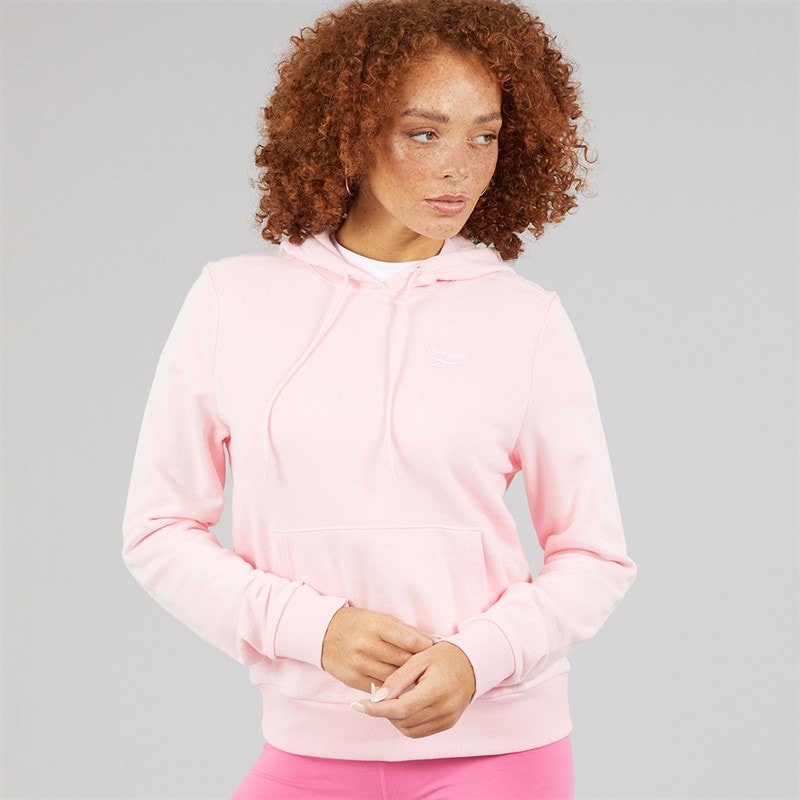 Reebok Dame Reebok Identity Lille Logo French Terry Hoodie Frosted Berry - Billede 3