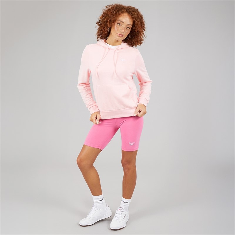 Reebok Dame Reebok Identity Lille Logo French Terry Hoodie Frosted Berry - Billede 4