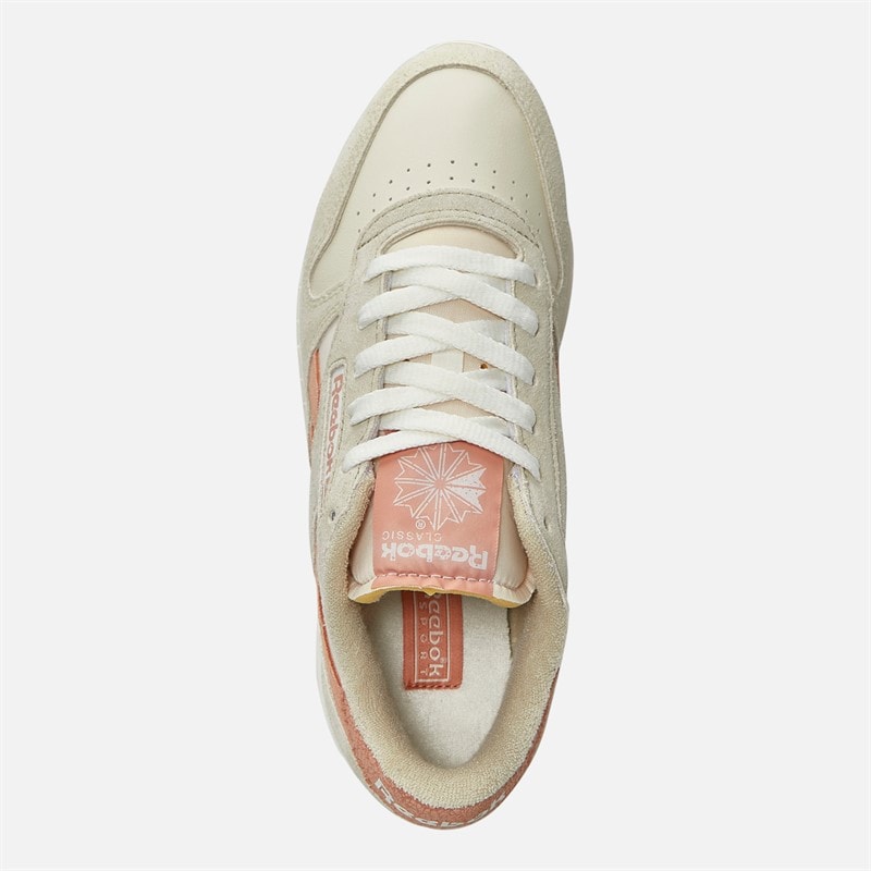 Reebok Dame Klassiske Læder Sneakers Vintage kridt/Klassisk Beige/Ler - Billede 4