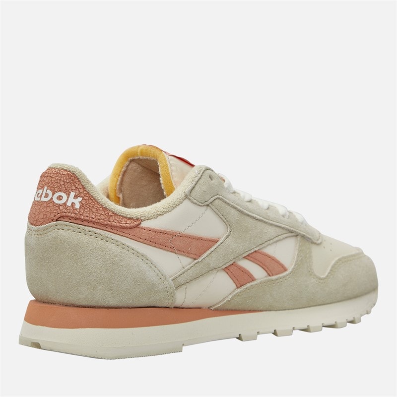 Reebok Dame Klassiske Læder Sneakers Vintage kridt/Klassisk Beige/Ler - Billede 5