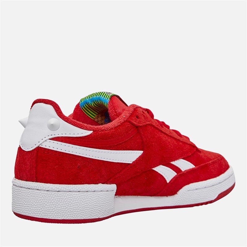 Reebok X Sonic The Hedgehog 3 Club C Revenge 'Knuckles' Træningssko Rød/Hvid/Rød - Billede 5