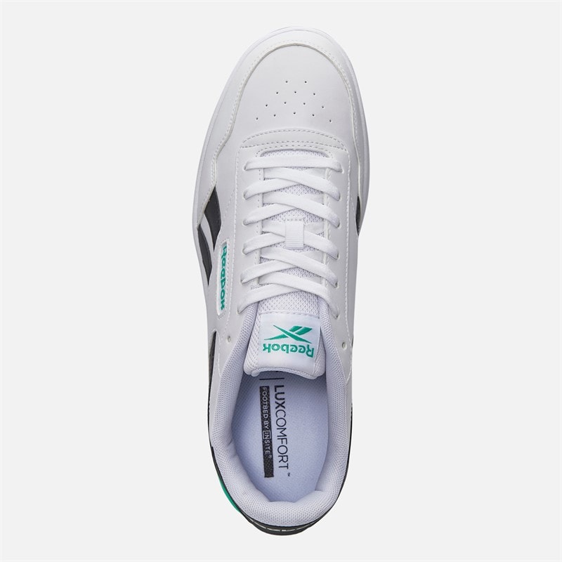 Reebok Court Advance Clip Træningssko Hvid/Sort/Team Teal - Billede 4