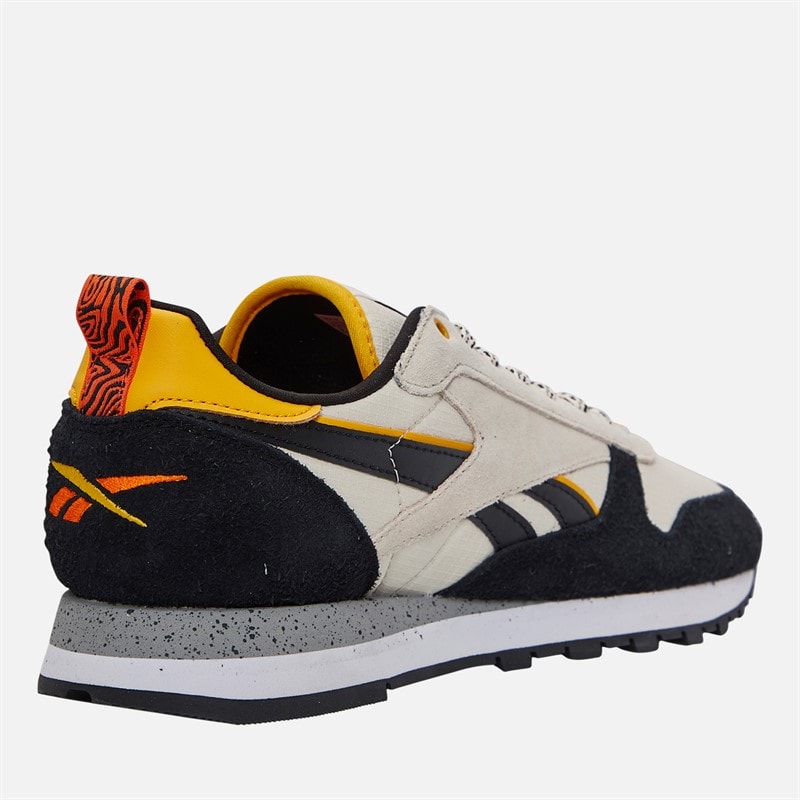 Reebok Klassiske Læder Træningssko Alabast/Sort/Fierce Guld - Billede 5