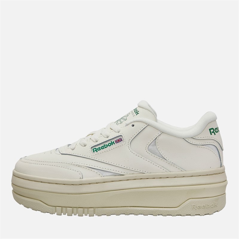 Reebok Club C Extra Træningssko Chalk/Chalk/Glen Green