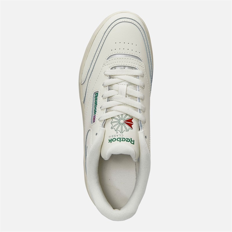 Reebok Club C Extra Træningssko Chalk/Chalk/Glen Green - Billede 4
