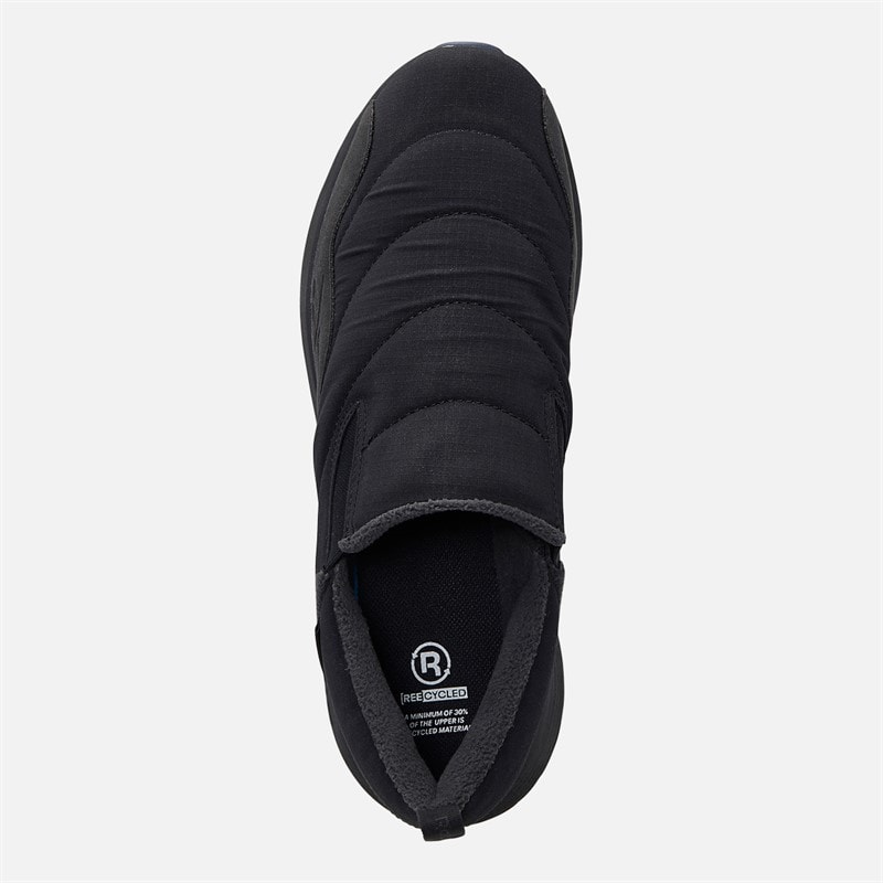 Reebok DMX Komfort + Slip On Vinter Gå sko Sort/Grå - Billede 4