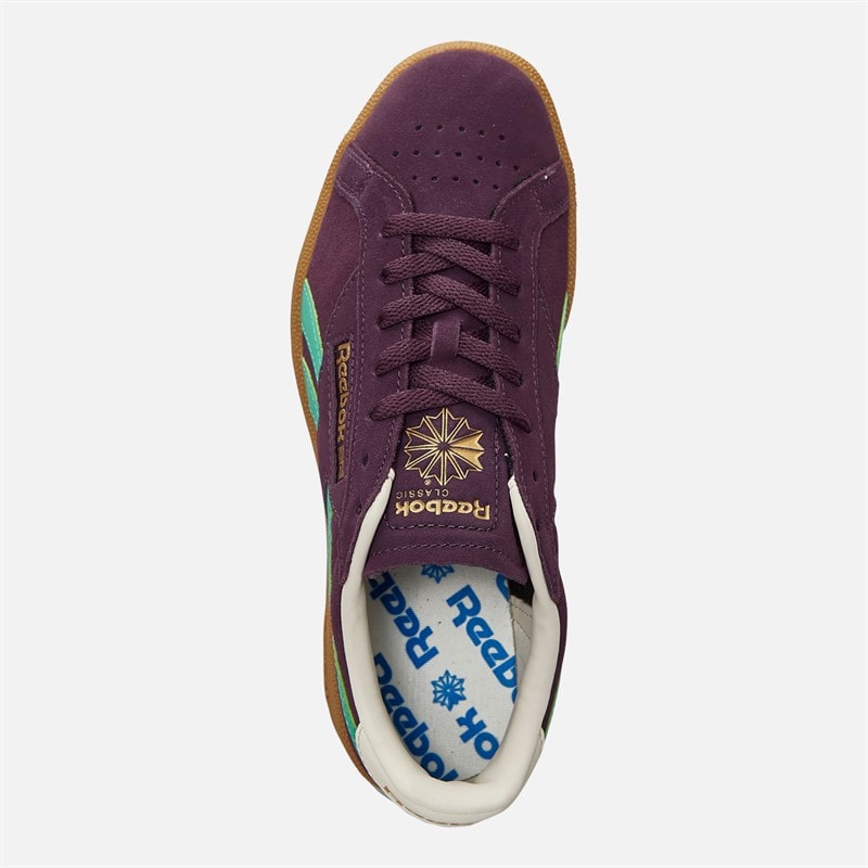 Reebok Club C Grounds UK Træningssko Midnight Plum/Unleshed Green/Sort - Billede 4