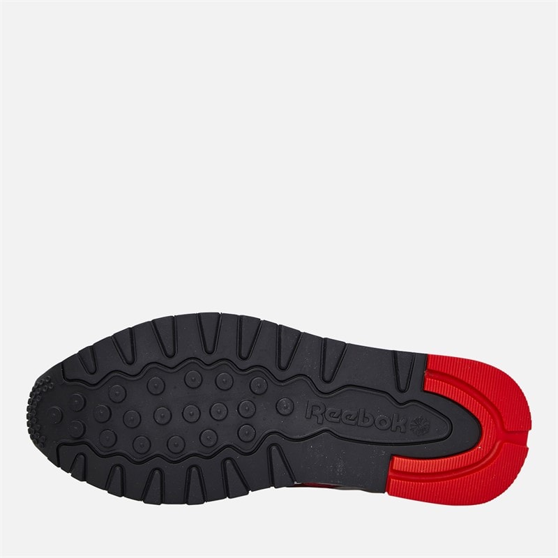 Reebok Klassiske læder sneakers Hvid/Vektor Rød/Sort - Billede 2