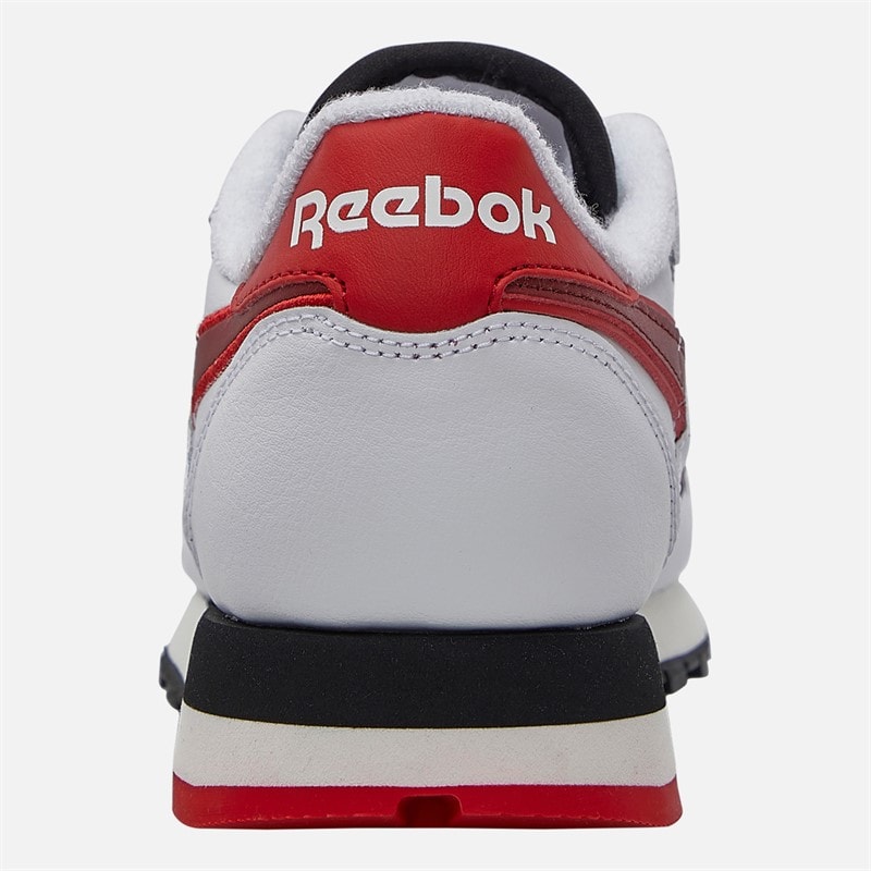 Reebok Klassiske læder sneakers Hvid/Vektor Rød/Sort - Billede 3
