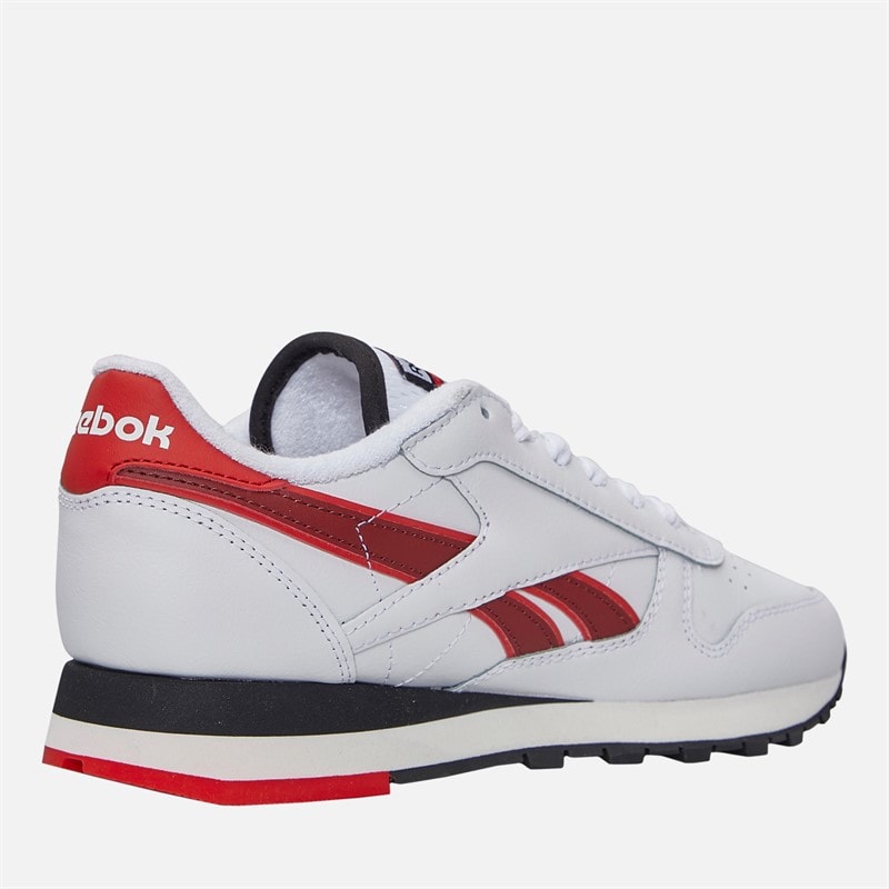 Reebok Klassiske læder sneakers Hvid/Vektor Rød/Sort - Billede 5