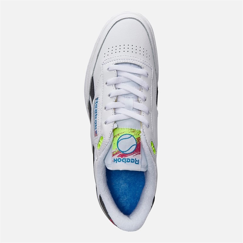 Reebok Club C Revenge Vintage 90'er Tennis Træningssko Hvid/Hvid/Sort - Billede 4