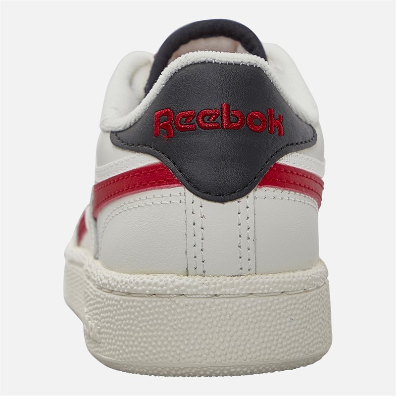 Reebok Herre Club C Revenge Træningssko Kridt/Flash Rød/Sort - Billede 3