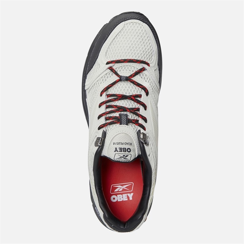 Reebok X Obey Premier Road Plus VI Træningssko Kridt/Sort/Rød - Billede 4