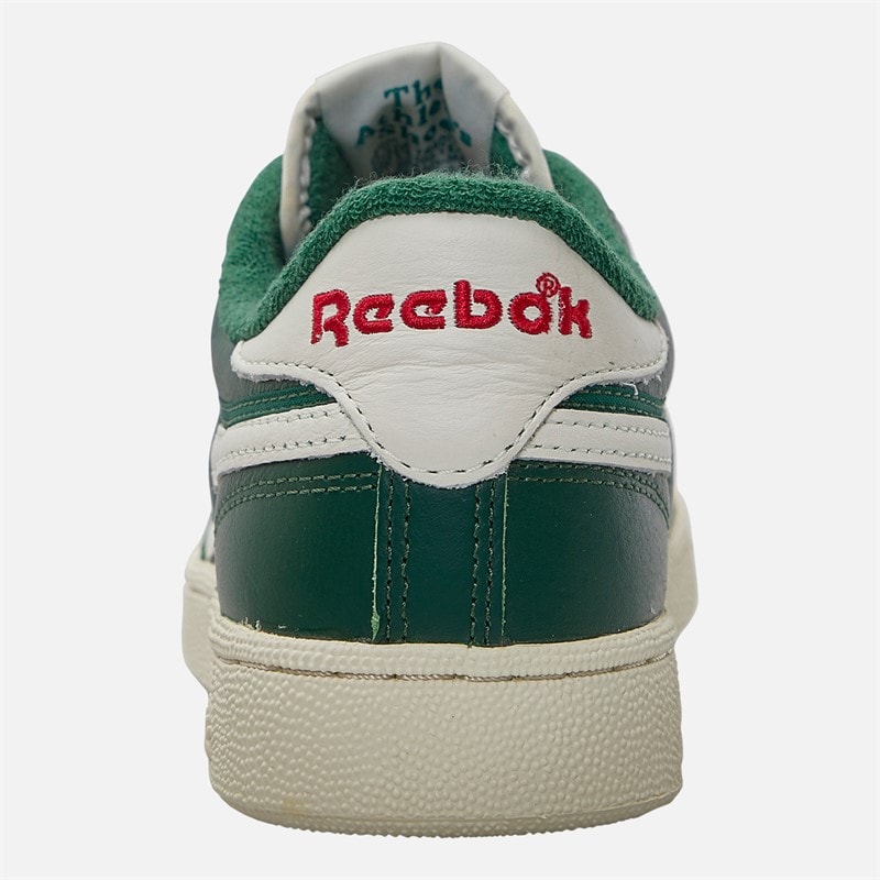 Reebok Club C Revenge Vintage Træningssko Mørkegrøn/Kridt/Neon kirsebær - Billede 3