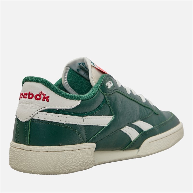 Reebok Club C Revenge Vintage Træningssko Mørkegrøn/Kridt/Neon kirsebær - Billede 5