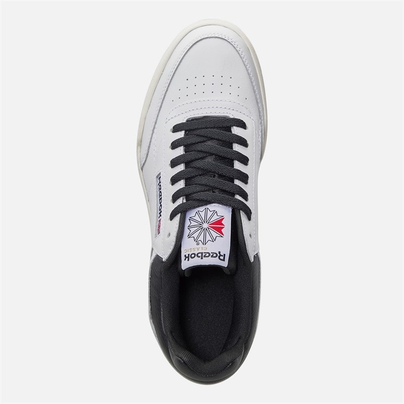 Reebok Club C Megacourt Træningssko Hvid/Kridt/Sort - Billede 4