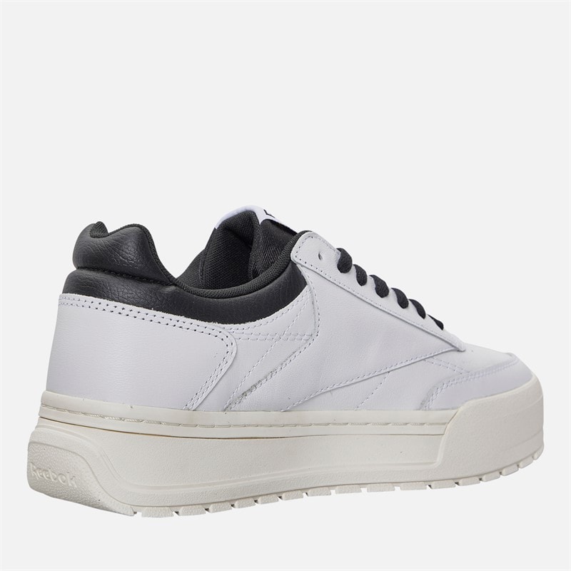 Reebok Club C Megacourt Træningssko Hvid/Kridt/Sort - Billede 5