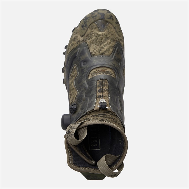Reebok X Universal Monsters Instapump Fury 94 Mid 'Creature From The Black Lagoon' Træningssko Grøn/Grøn/Sort - Billede 4