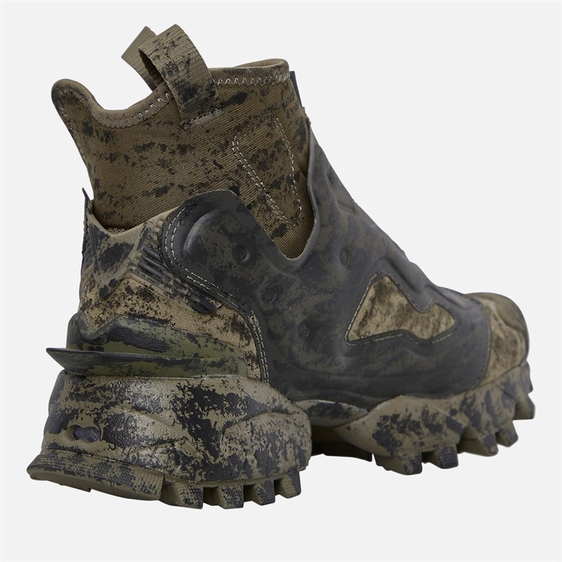 Reebok X Universal Monsters Instapump Fury 94 Mid 'Creature From The Black Lagoon' Træningssko Grøn/Grøn/Sort - Billede 5
