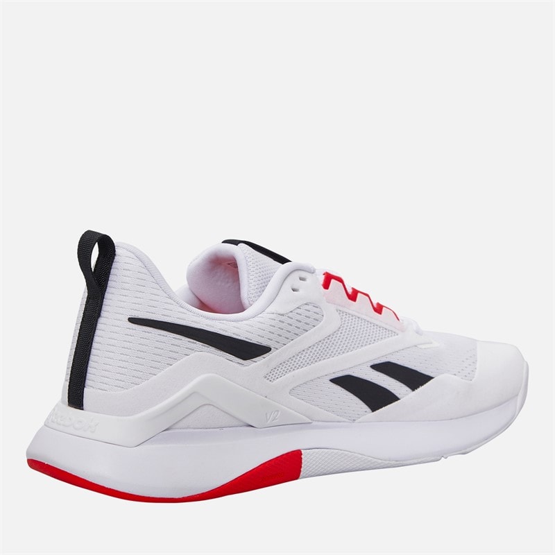Reebok Herre Nanoflex TR 2 Træningssko Hvid/Sort/Energy Red - Billede 5