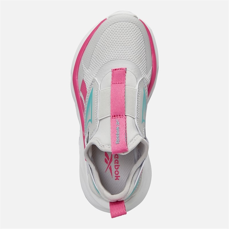 Reebok Piger Let Spinner Neutrale Løbesko Mist Grey/True Pink/Aqua - Billede 4