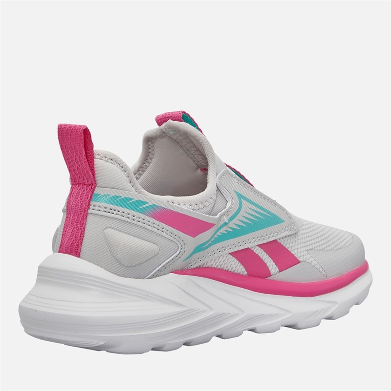 Reebok Piger Let Spinner Neutrale Løbesko Mist Grey/True Pink/Aqua - Billede 5