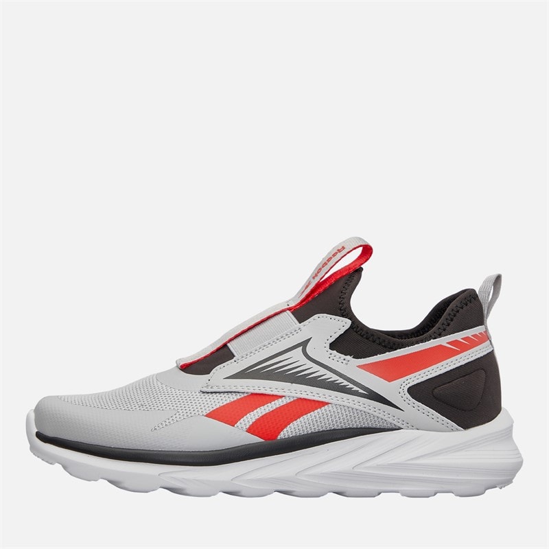 Reebok Junior Drenge Lite Spinner neutrale løbesko Washed Black/Grå/Energy Red