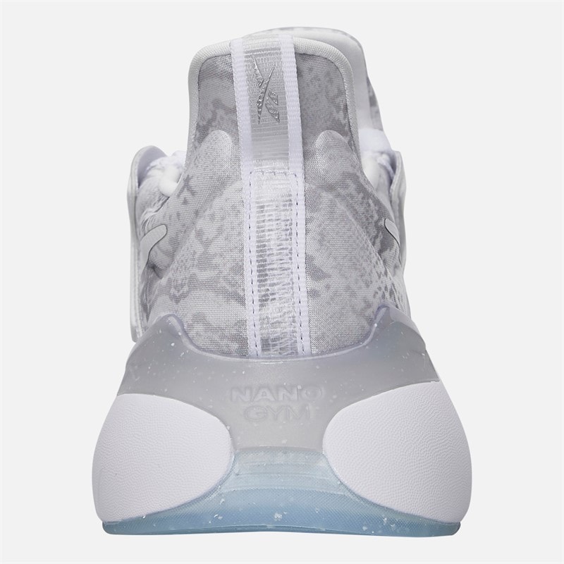 Reebok Dame Nano Gym Træningssko Hvid/Silver Metallic/Barely Grey - Billede 3