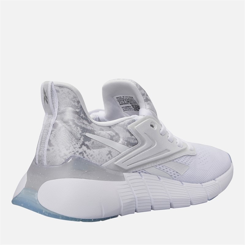 Reebok Dame Nano Gym Træningssko Hvid/Silver Metallic/Barely Grey - Billede 5