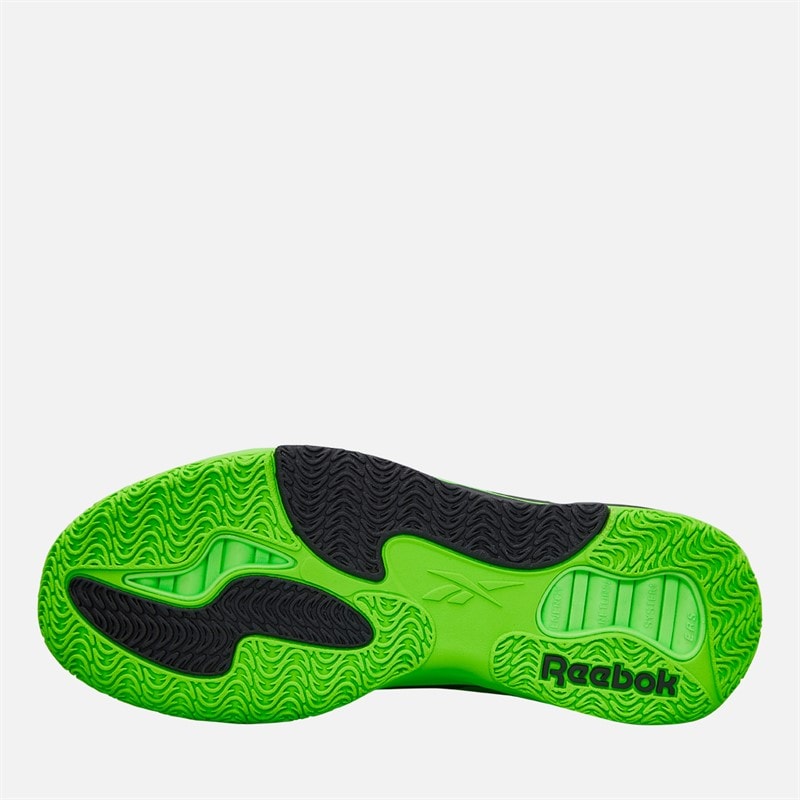 Reebok Motor A Basketball Sko Solar Lime/Solar Lime/Sort - Billede 2
