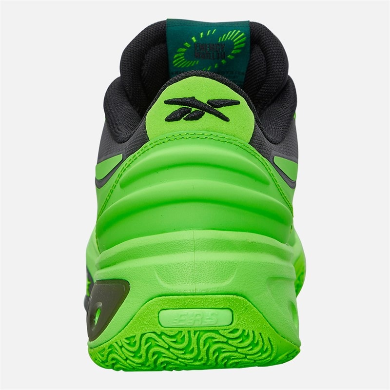 Reebok Motor A Basketball Sko Solar Lime/Solar Lime/Sort - Billede 3