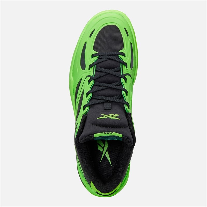 Reebok Motor A Basketball Sko Solar Lime/Solar Lime/Sort - Billede 4