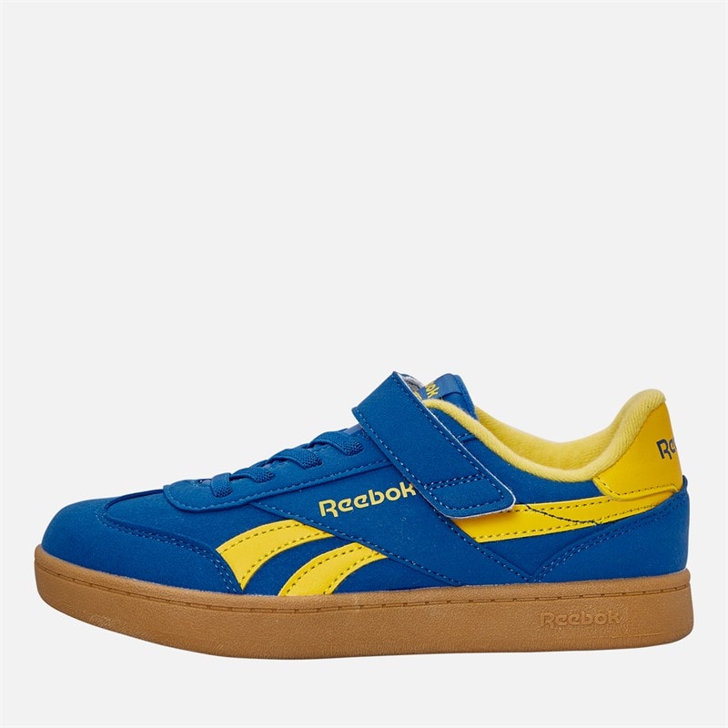 Reebok Børne Smash Kant Elastisk Snørebånd Og Top Rem Træningssko Optimum Blå/Gylden Tåge/Gummi