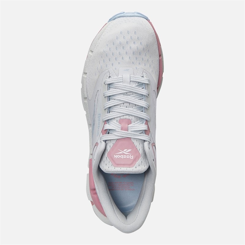 Reebok Dame Floatzig Symmetros Neutrale Løbesko Moon/Dusty Rose/Y2K Blue - Billede 4