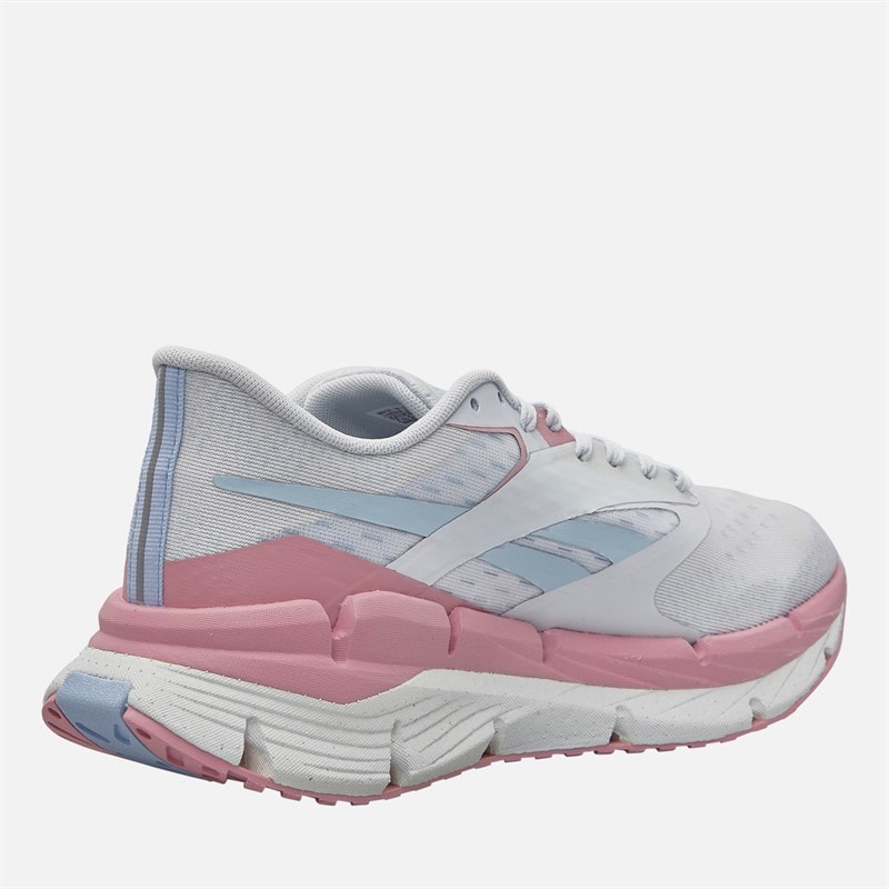 Reebok Dame Floatzig Symmetros Neutrale Løbesko Moon/Dusty Rose/Y2K Blue - Billede 5