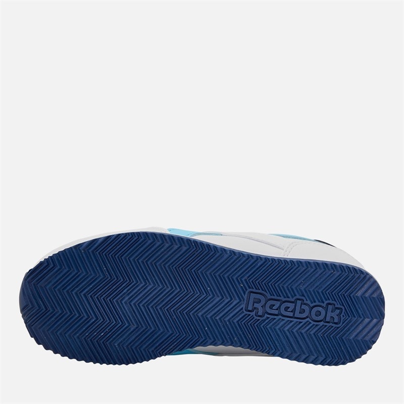 Reebok Junior Drenge Royal Classic Jog 3.0 træningssko Hvid/Digitalblue/Batik Blue - Billede 2