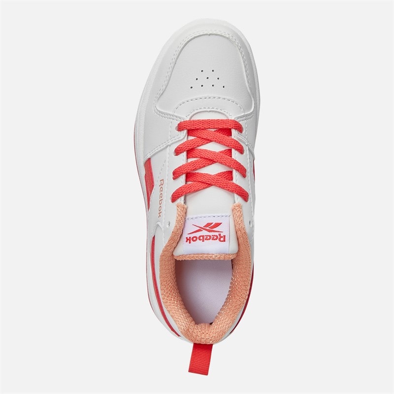 Reebok Piger Royal Prime 2.0 Træningssko Hvid/Sunset Coral/Sunkissed Orange - Billede 4